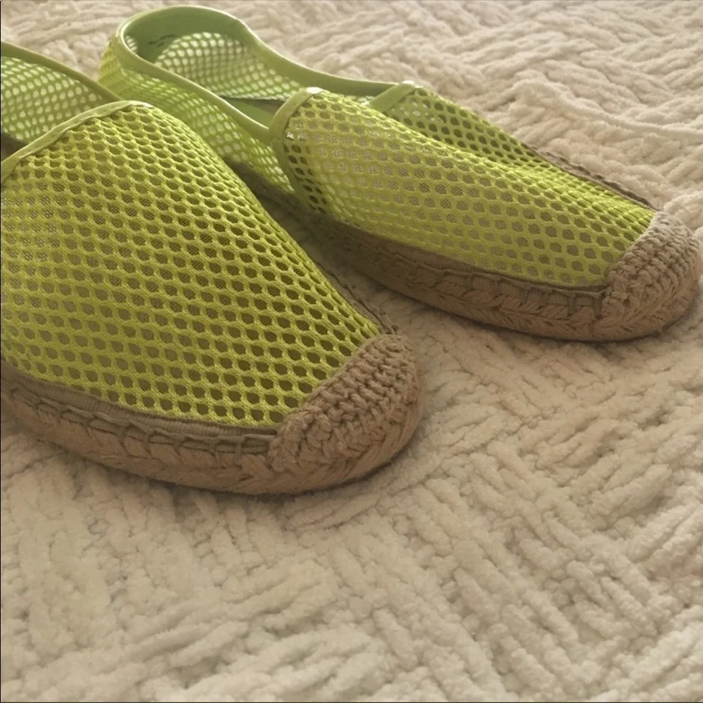 Rebecca Minkoff Ginny Espadrille Neon Flat 8.5